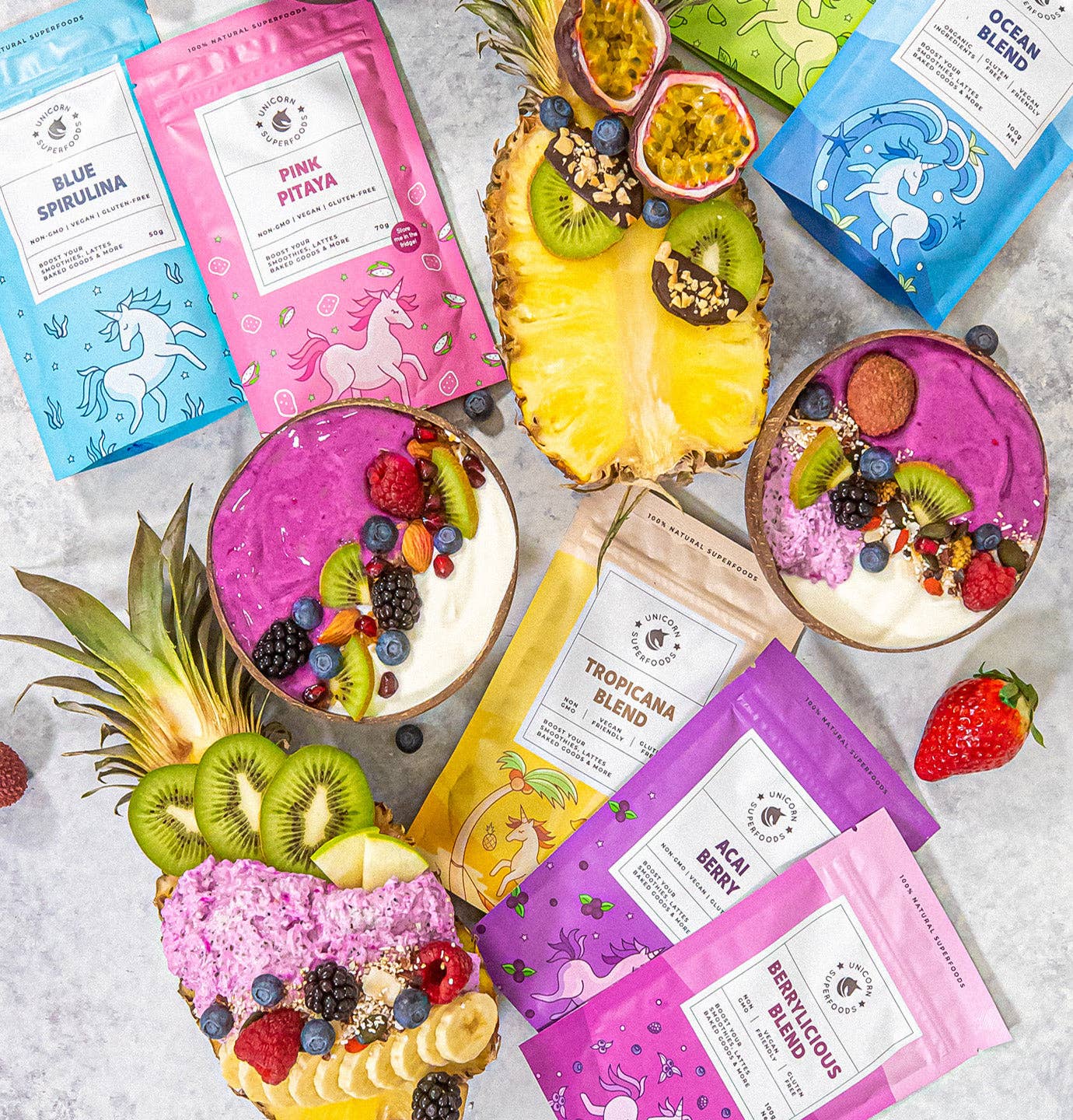 100% Freeze Dried Pink Pitaya Powder