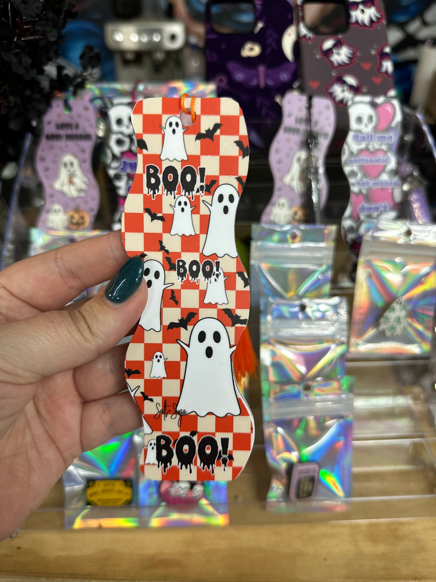 Wavy Acrylic Bookmarks - BOOO