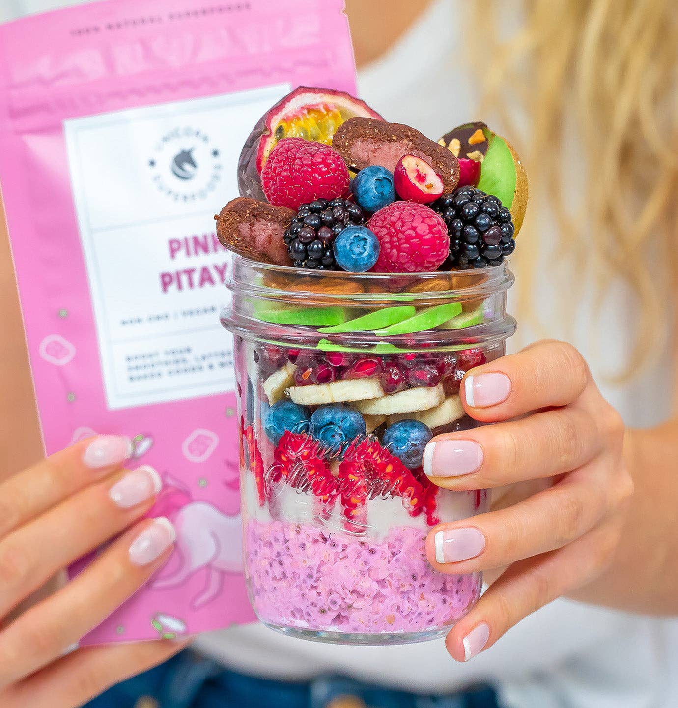 100% Freeze Dried Pink Pitaya Powder
