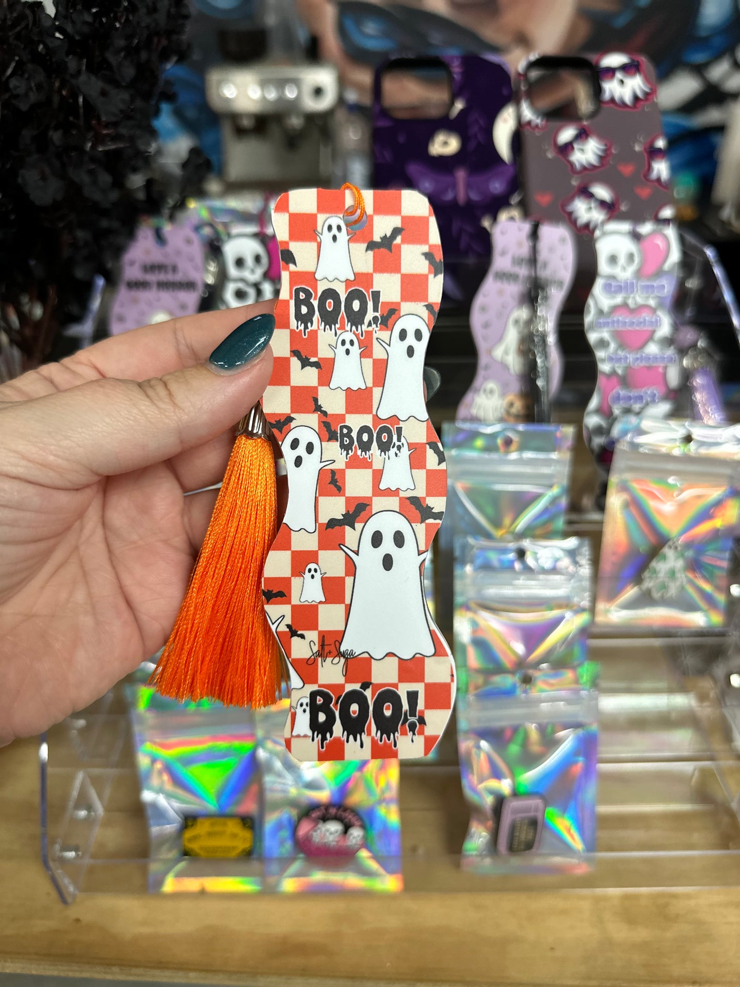 Wavy Acrylic Bookmarks - BOOO