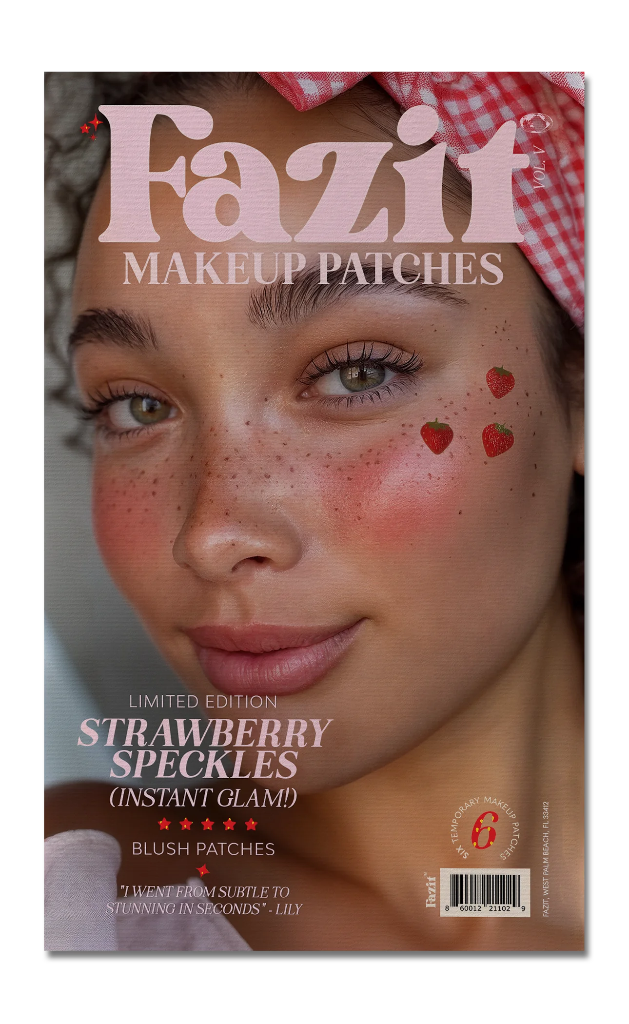 Strawberry Speckles Patches