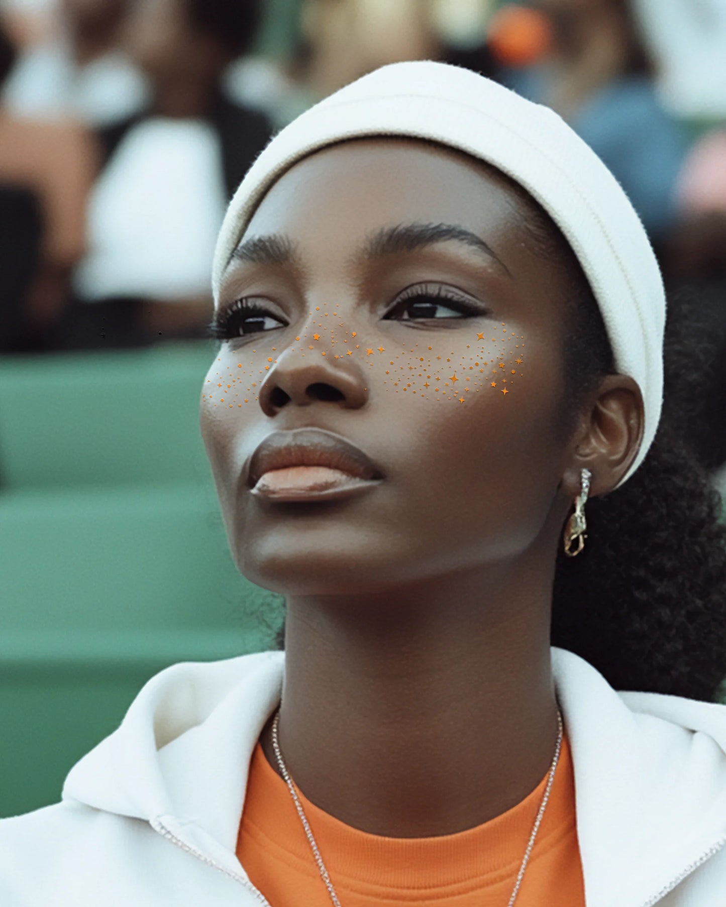 Orange Spirit Speckles Makeup Patches