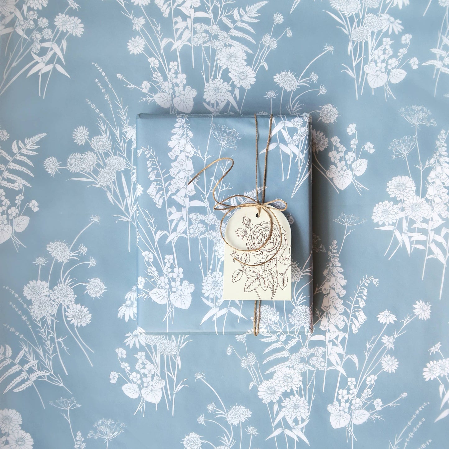 Tissue Paper - Wildflowers in Blue