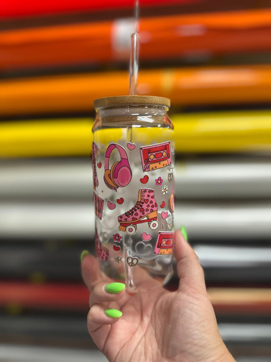 Rollerblading Tall Boy Cup