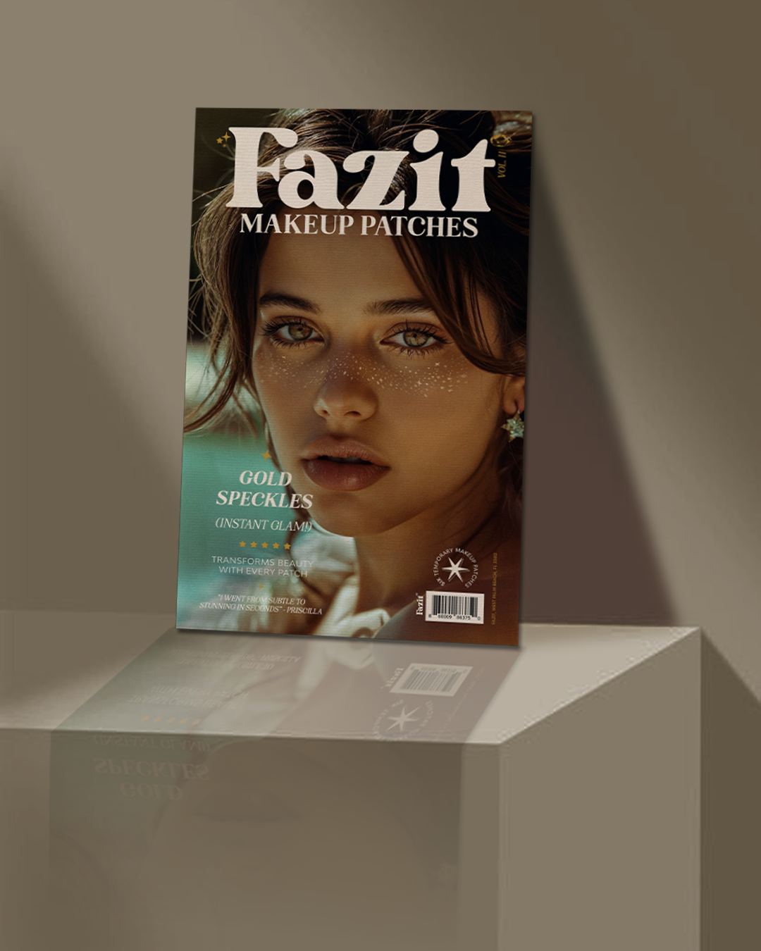 Fazit Makeup Patches Gold Face Glitter Makeup Speckles