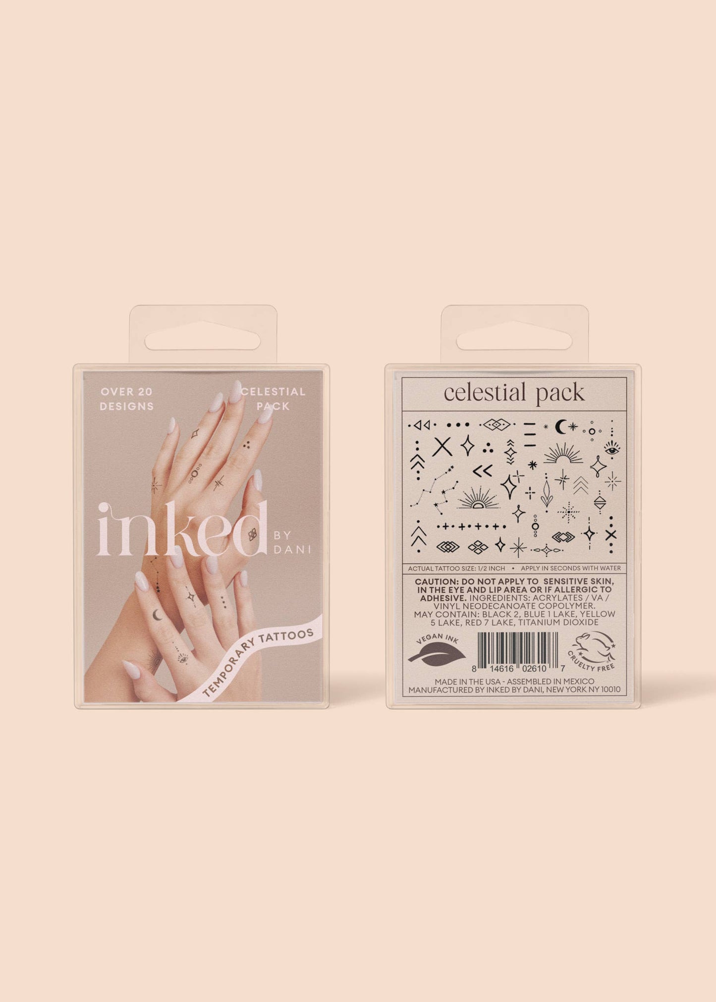 Celestial Temporary Tattoo Pack