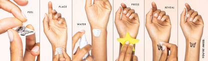 Paradise Temporary Tattoo Pack