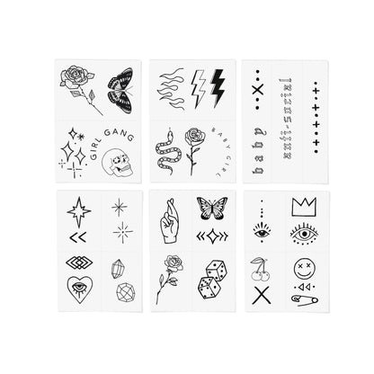 Bad Babe Temporary Tattoo Pack
