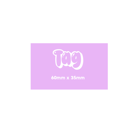 CUSTOM DTF Transfers - Tag Labels