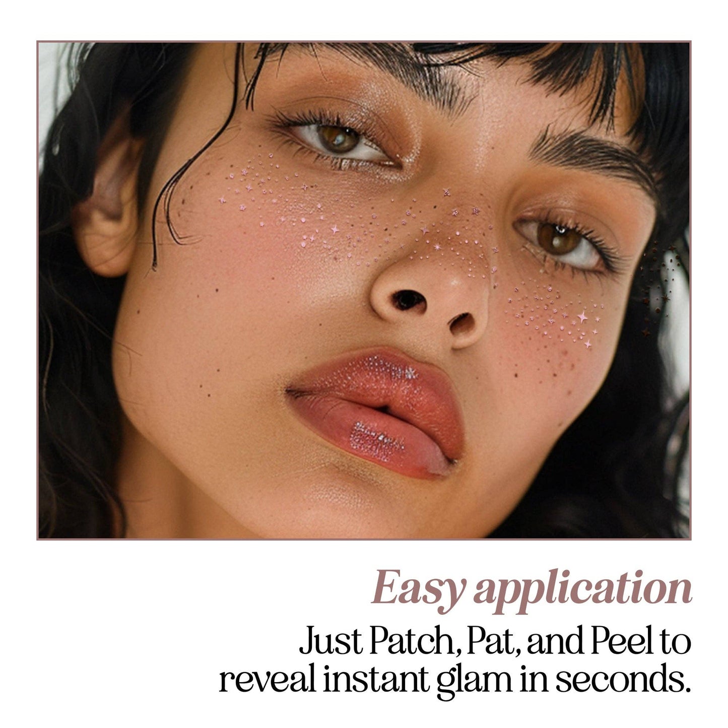 Fazit Makeup Patches Rose Gold Face Glitter Makeup Speckles