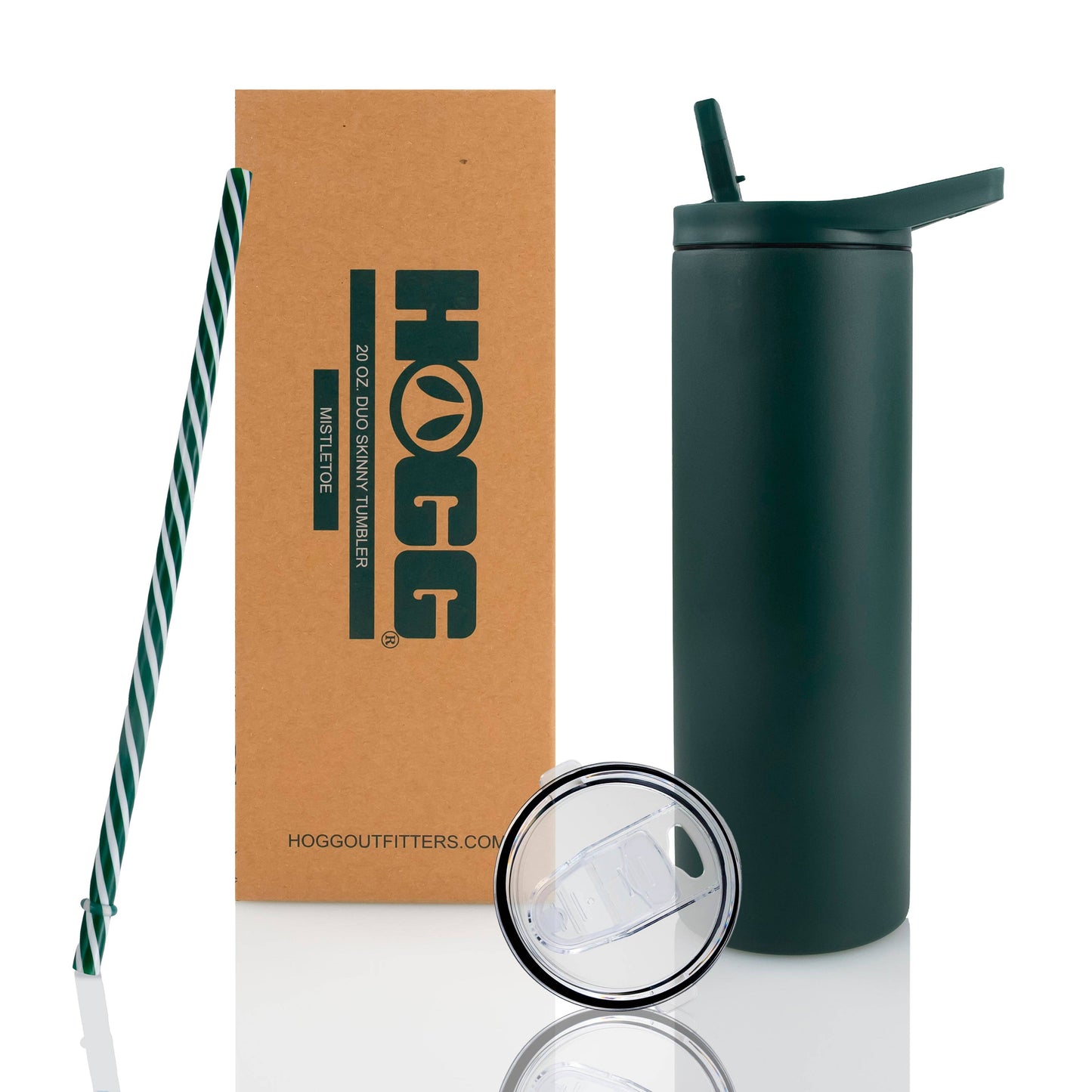 20oz POWDER COATED DUO SKINNY TUMBLER - WINTER WONDERLAND