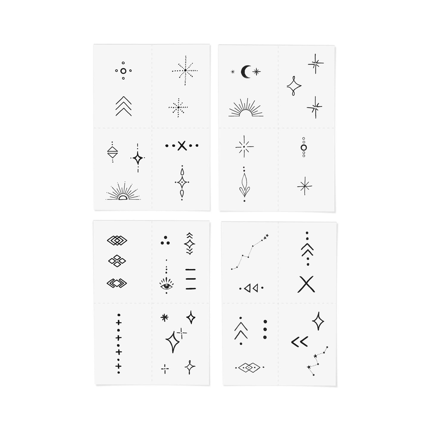 Celestial Temporary Tattoo Pack