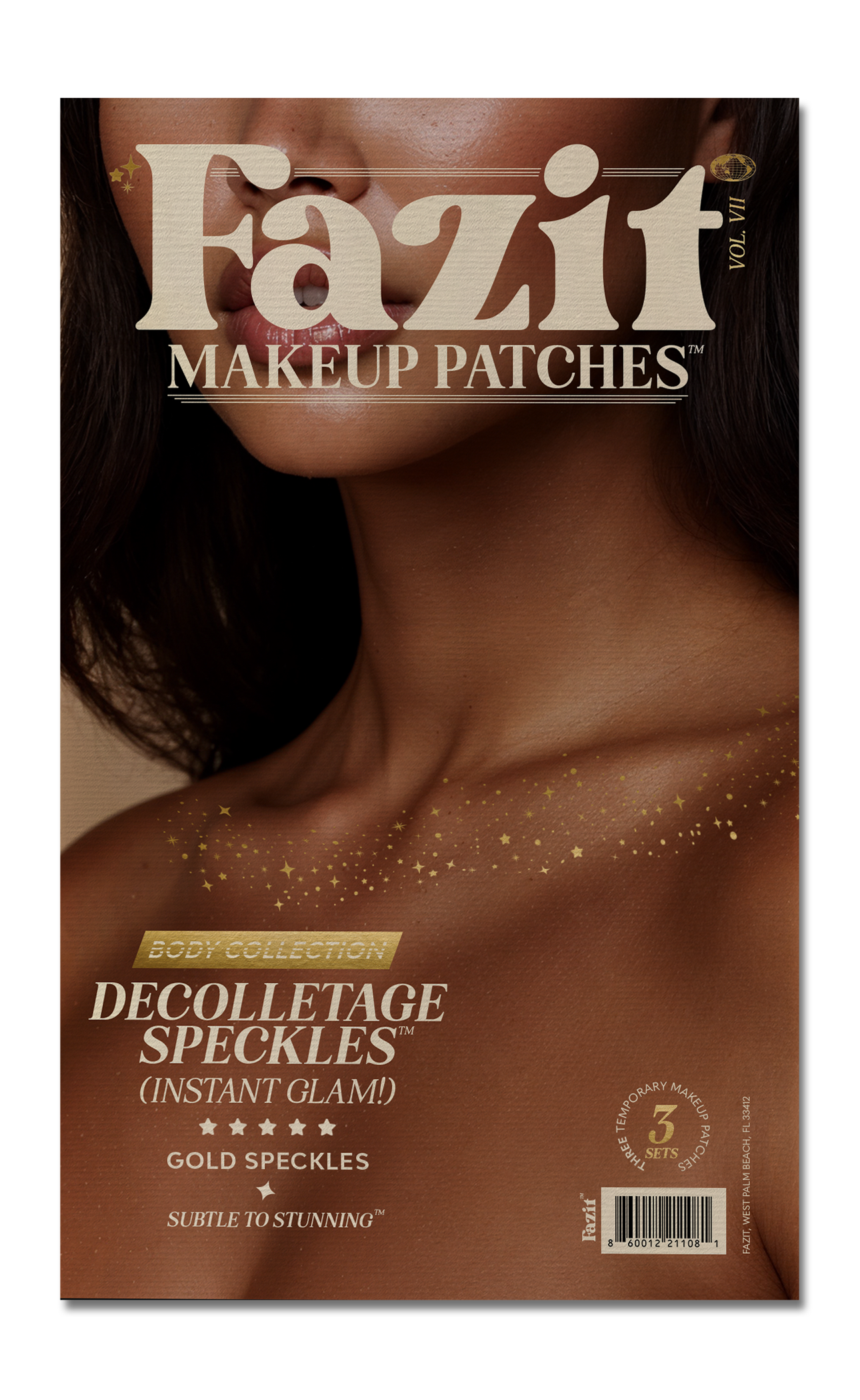 Fazit Makeup Patches Gold Décolletage Speckles Collarbones